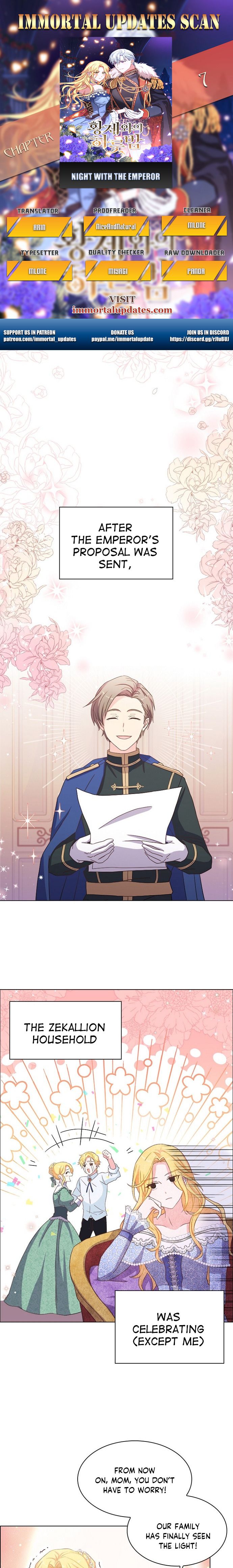 Read A Night With The Emperor Manga Online