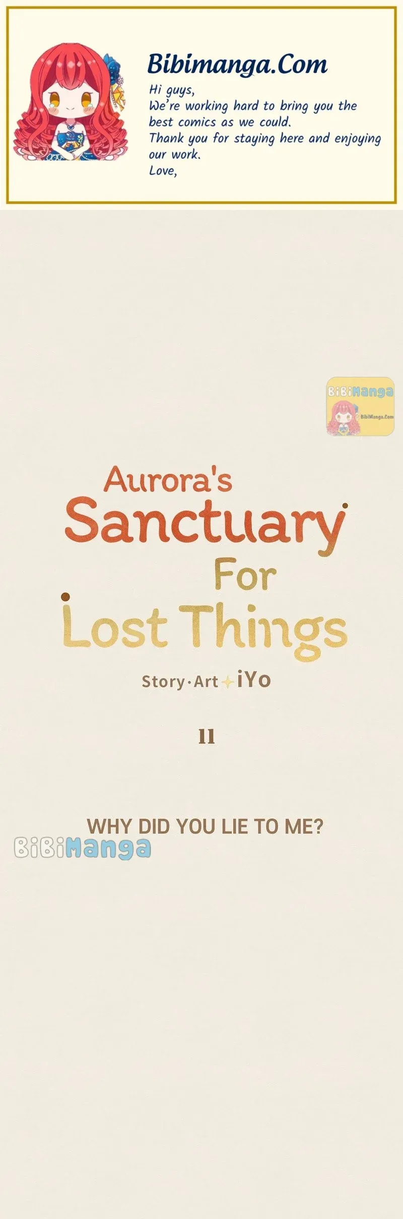Read Aurora’s Sanctuary for Lost Things Manga Online