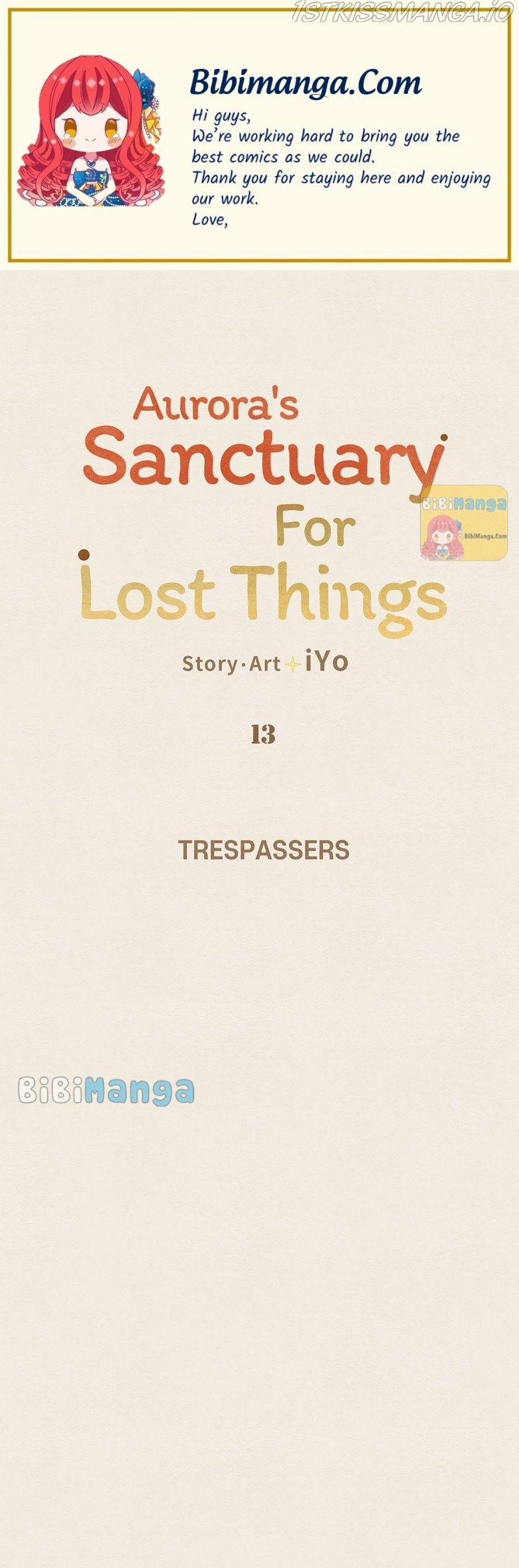 Read Aurora’s Sanctuary for Lost Things Manga Online