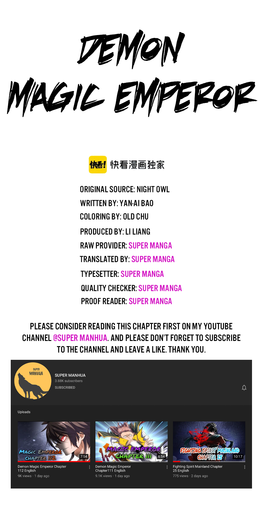 Read Magic Emperor Manga Online