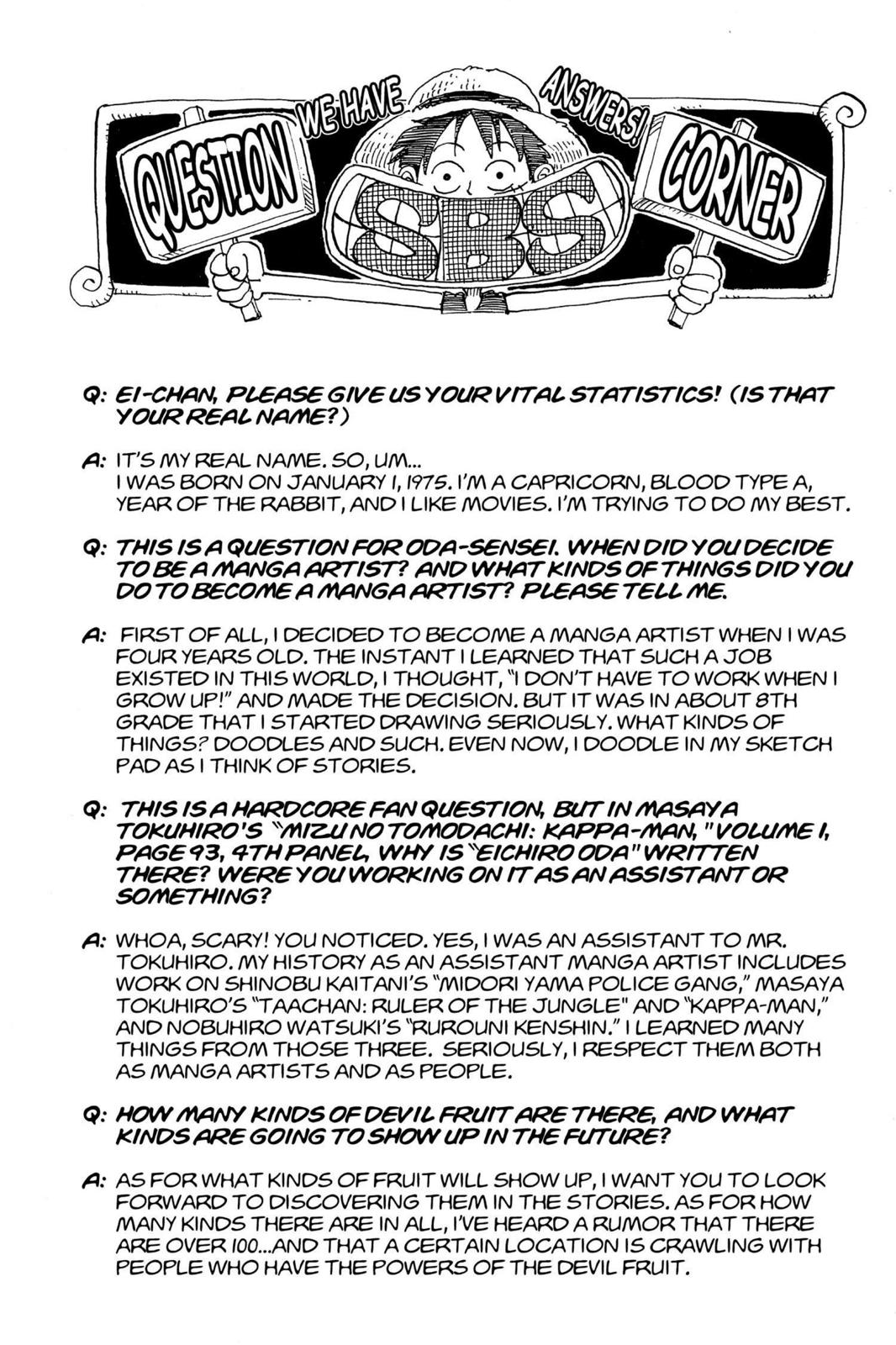 Read One Piece Manga Online