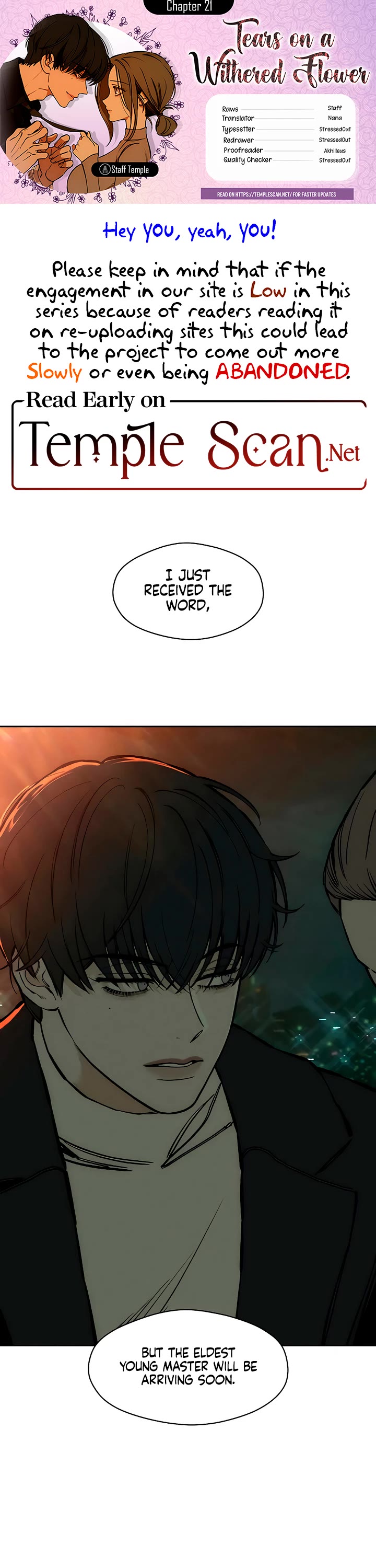 Read Tears on a Withered Flower Manga Online