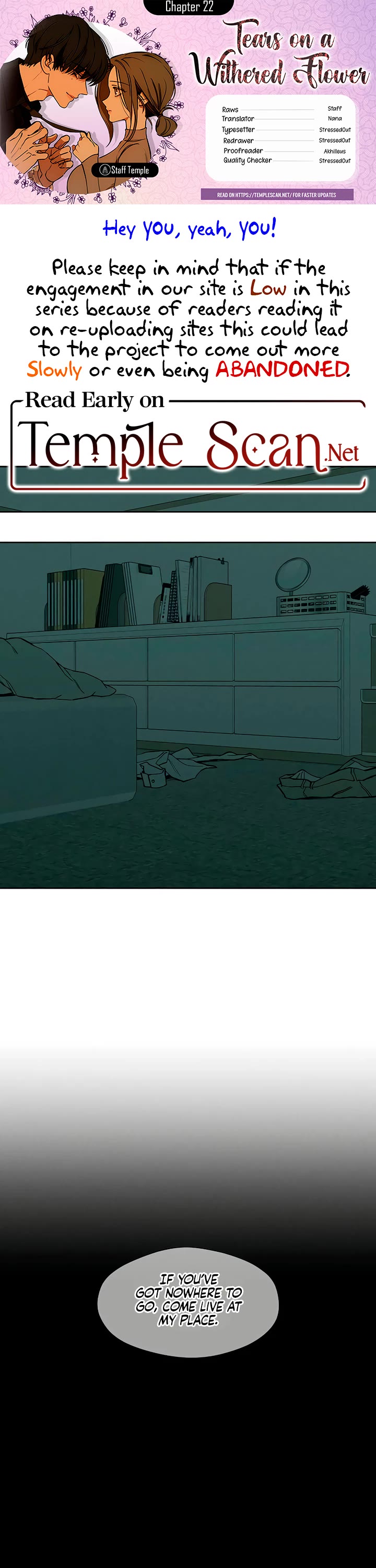 Read Tears on a Withered Flower Manga Online