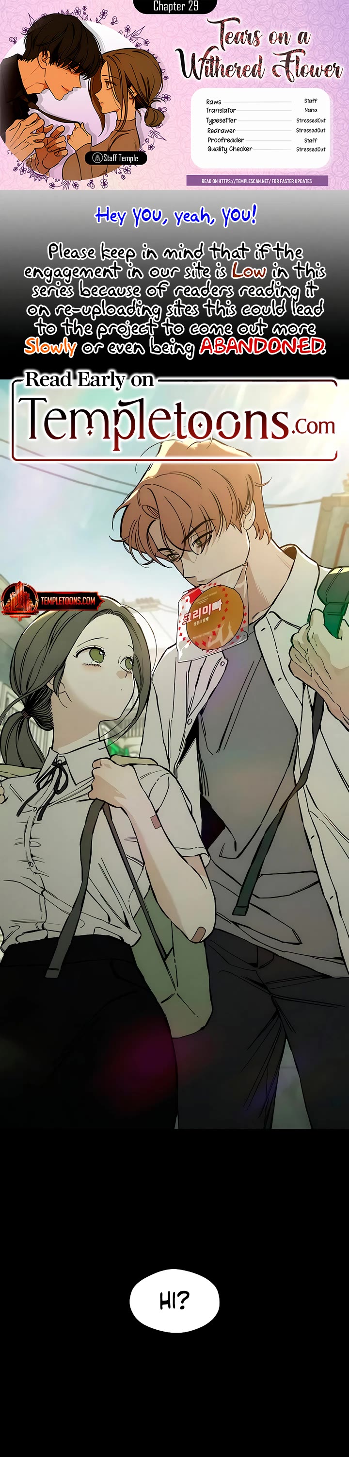 Read Tears on a Withered Flower Manga Online