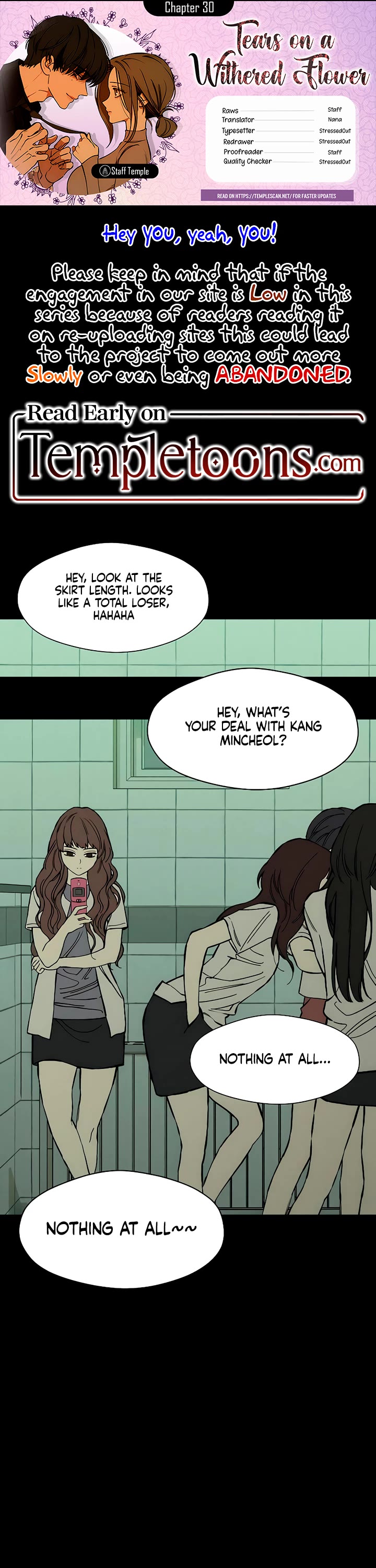 Read Tears on a Withered Flower Manga Online