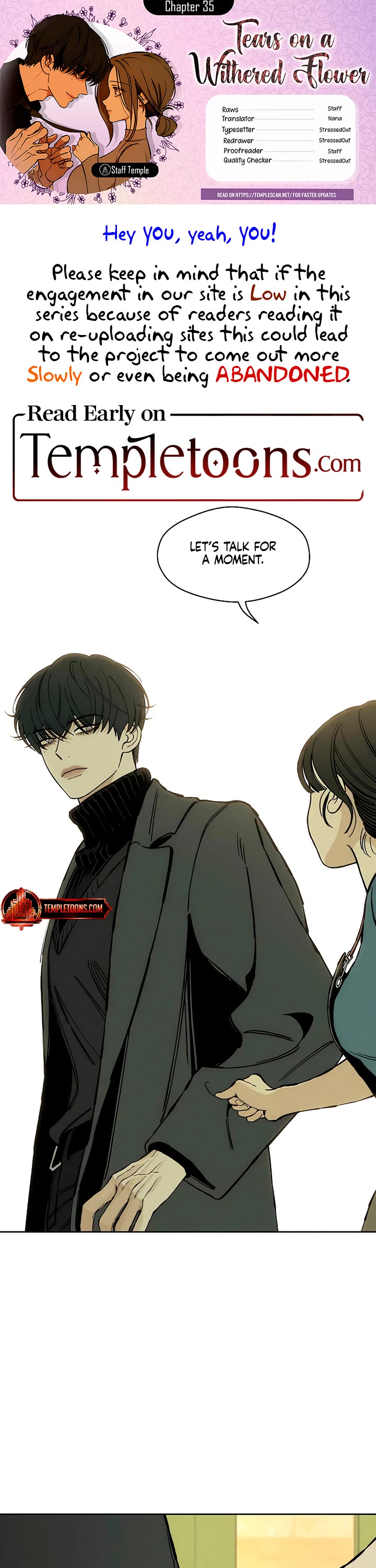 Read Tears on a Withered Flower Manga Online