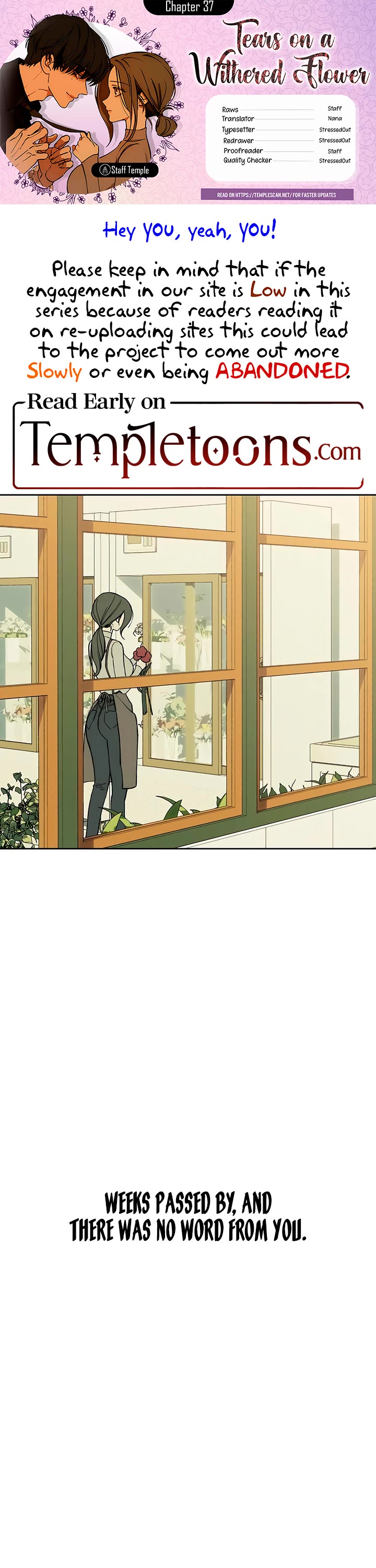 Read Tears on a Withered Flower Manga Online