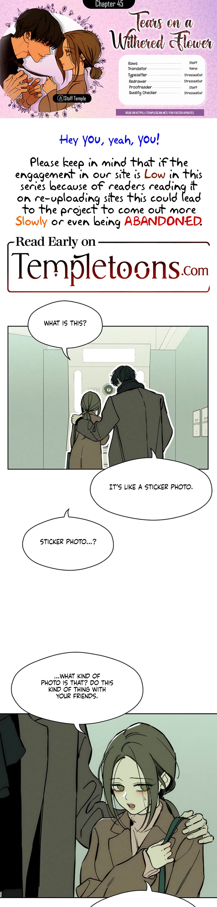 Read Tears on a Withered Flower Manga Online