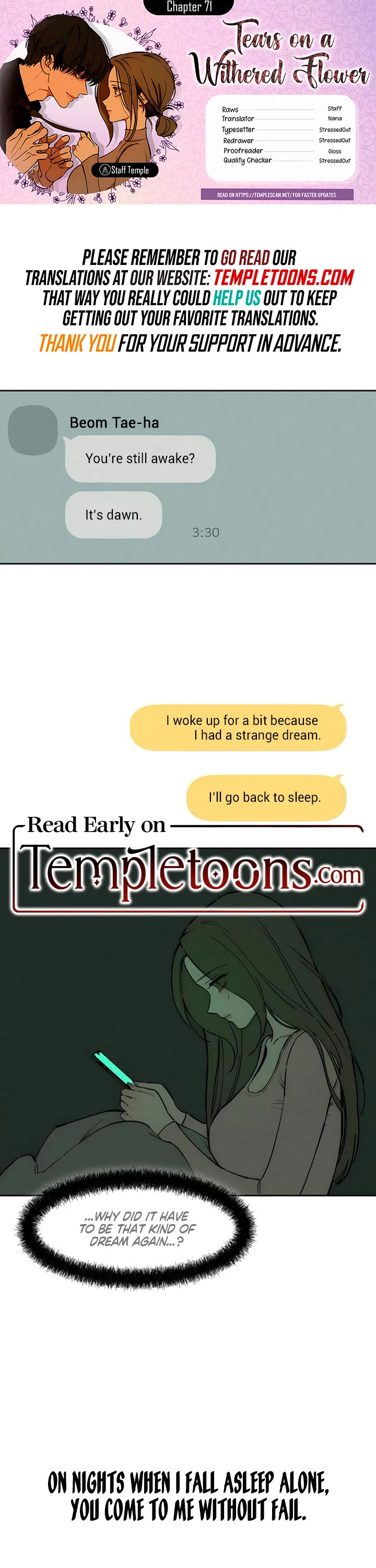 Read Tears on a Withered Flower Manga Online