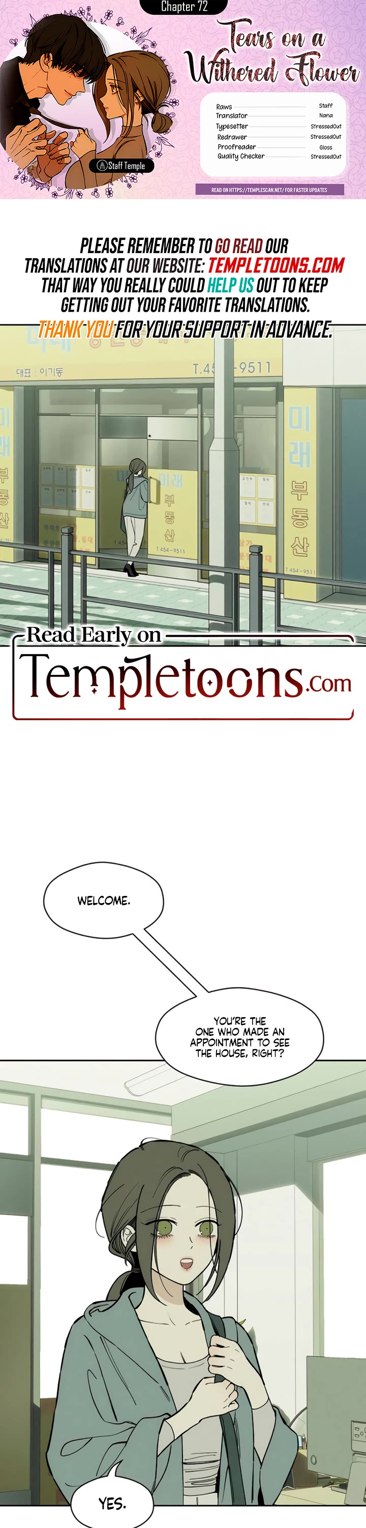 Read Tears on a Withered Flower Manga Online