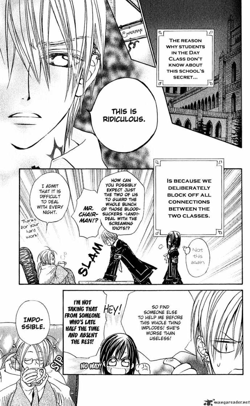 Read Vampire Knight Manga Online