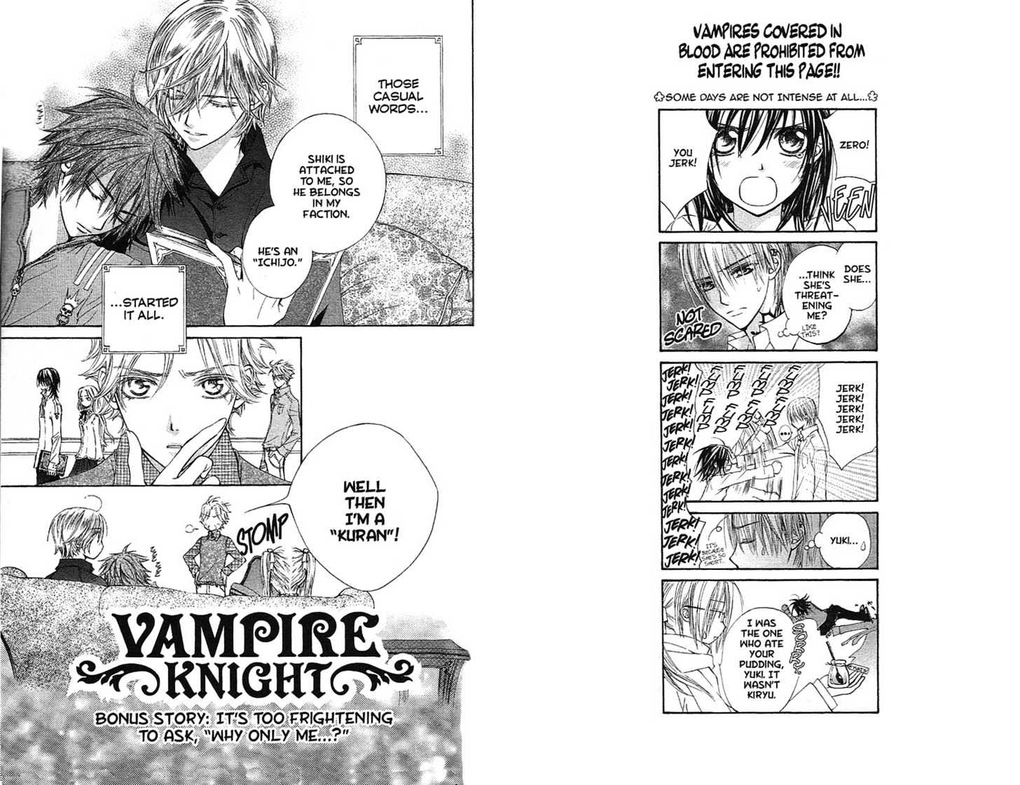 Read Vampire Knight Manga Online