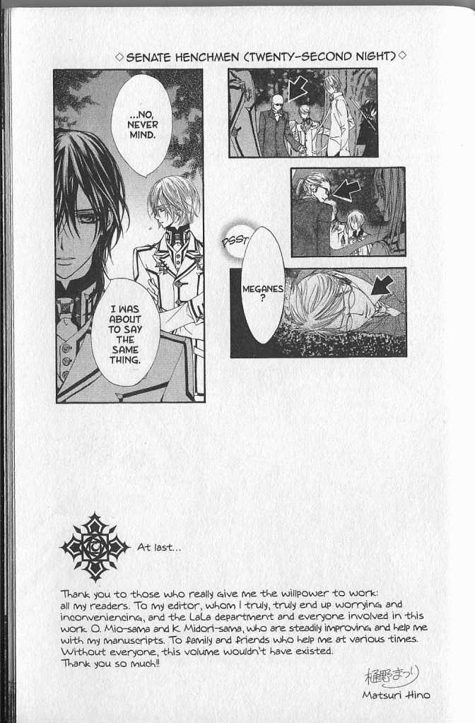 Read Vampire Knight Manga Online