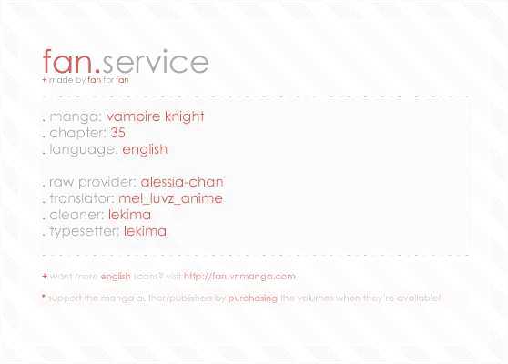 Read Vampire Knight Manga Online