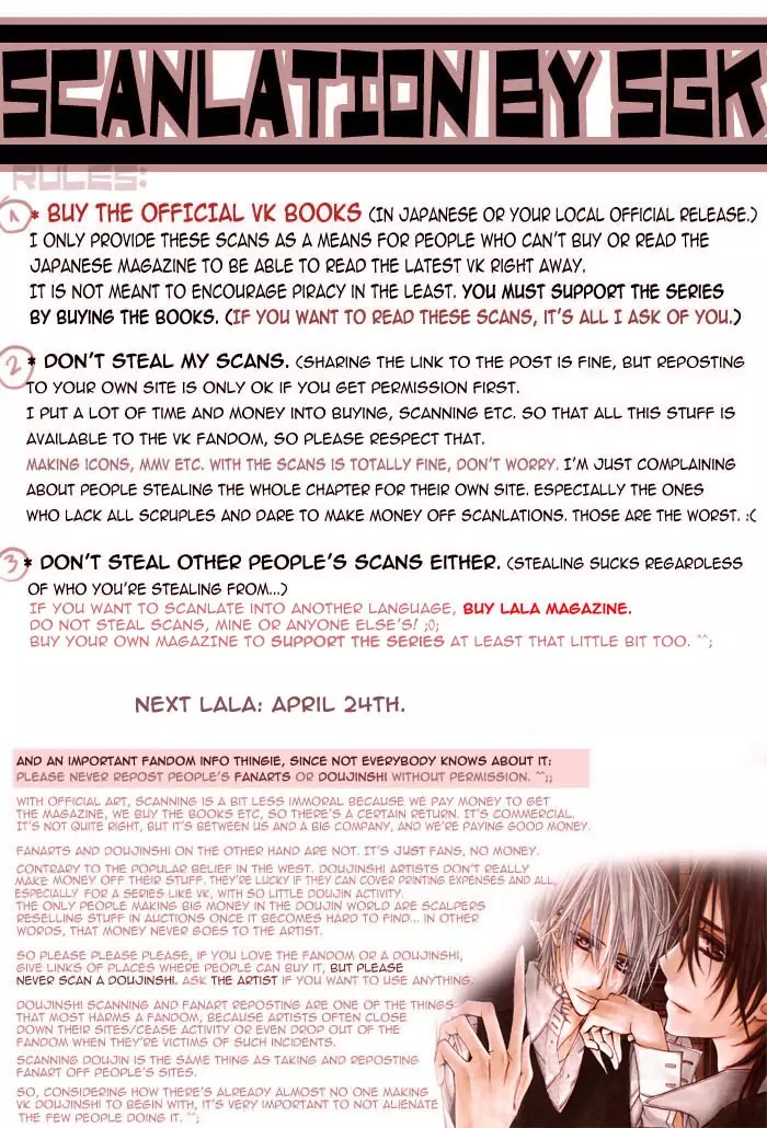 Read Vampire Knight Manga Online