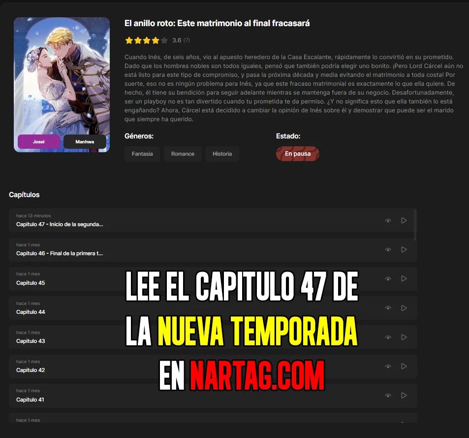 Read Anillo roto – Este matrimonio fracasará al final Manga Online