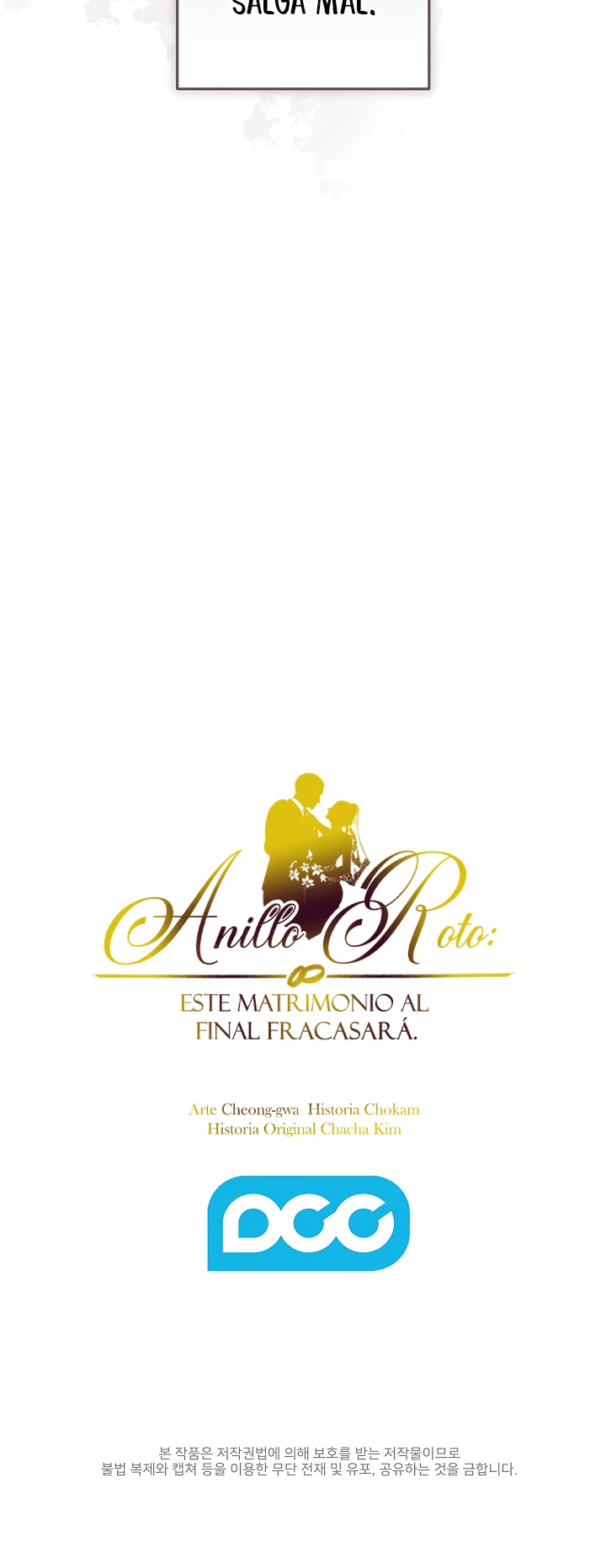 Read Anillo roto – Este matrimonio fracasará al final Manga Online