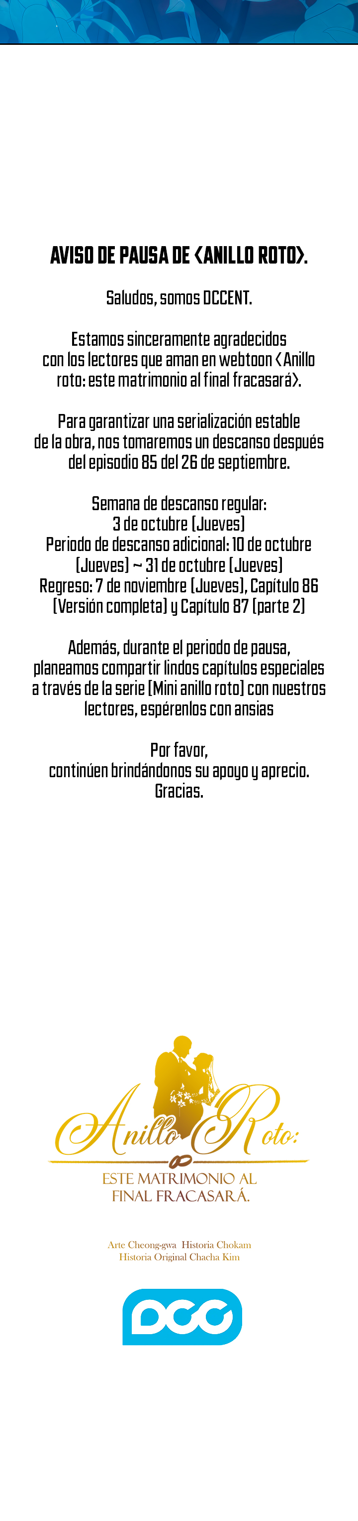 Read Anillo roto – Este matrimonio fracasará al final Manga Online