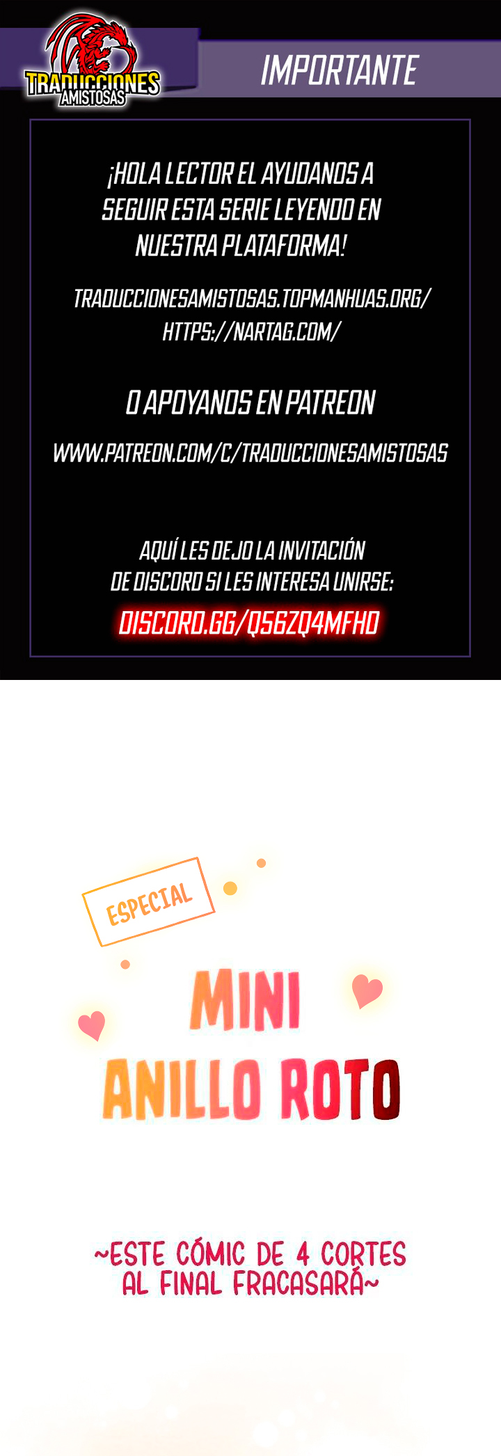 Read Anillo roto – Este matrimonio fracasará al final Manga Online