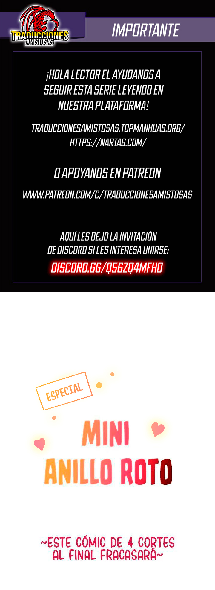 Read Anillo roto – Este matrimonio fracasará al final Manga Online