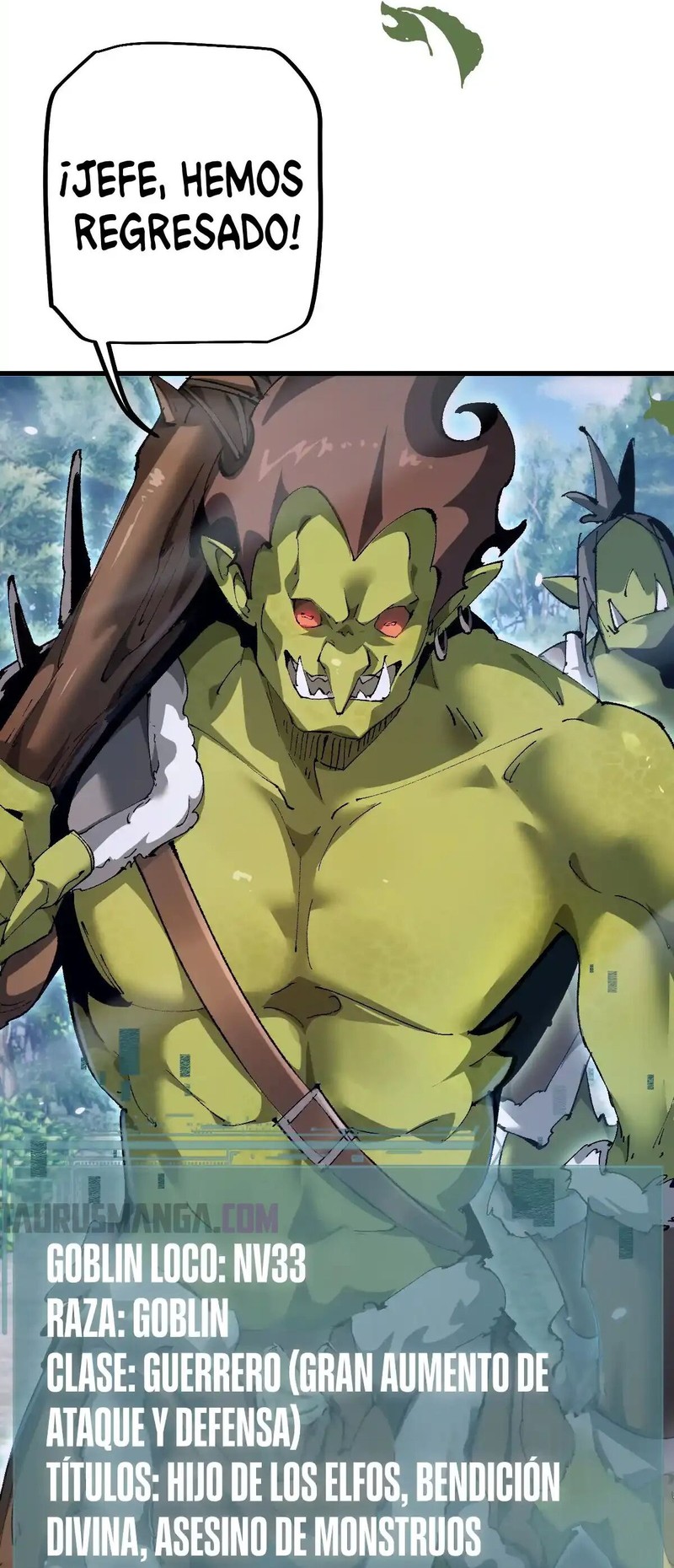 Read Soy el Dios de los Goblins Manga Online