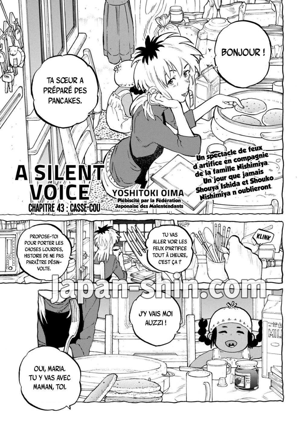 Read A Silent Voice VF Manga Online