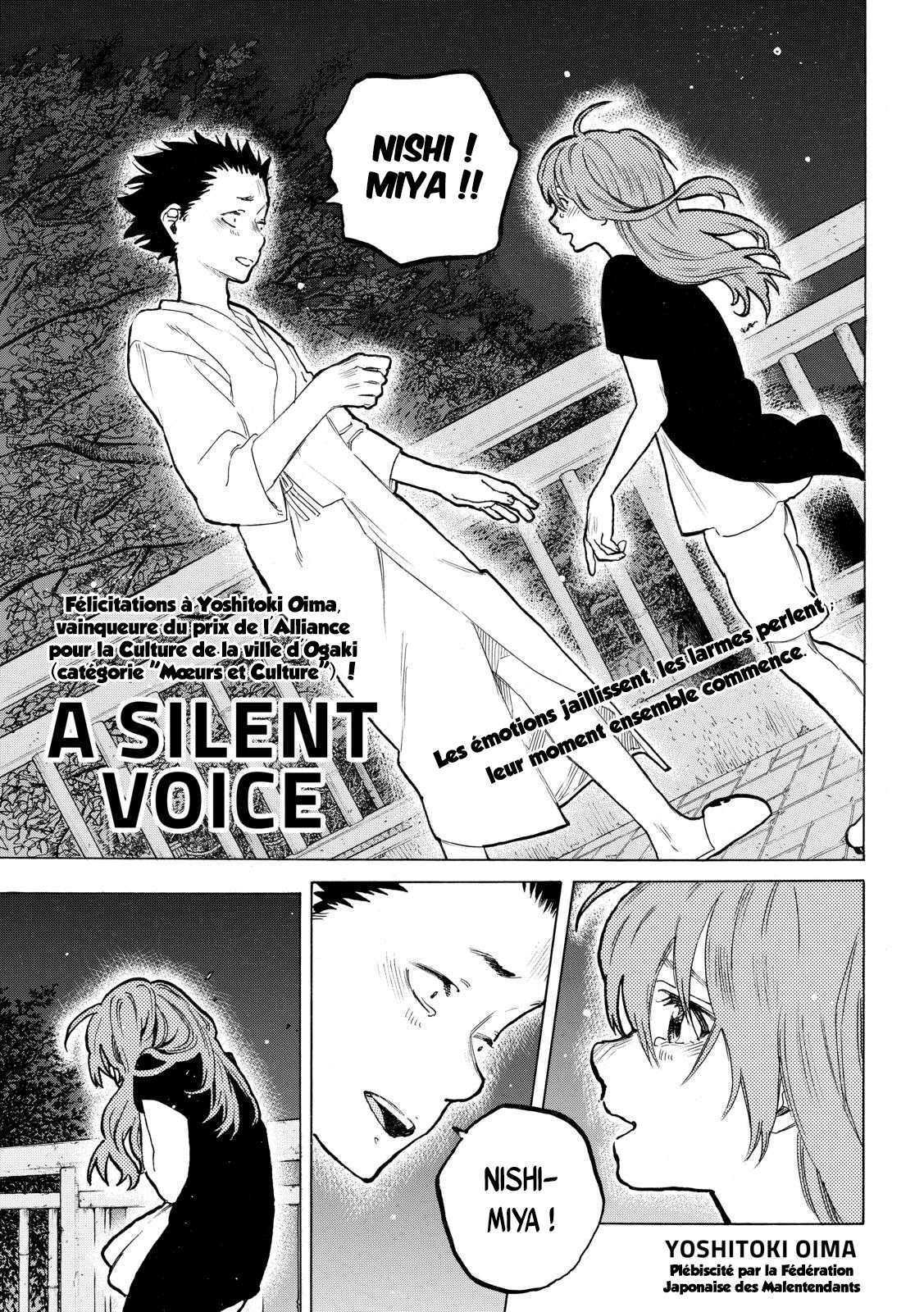 Read A Silent Voice VF Manga Online
