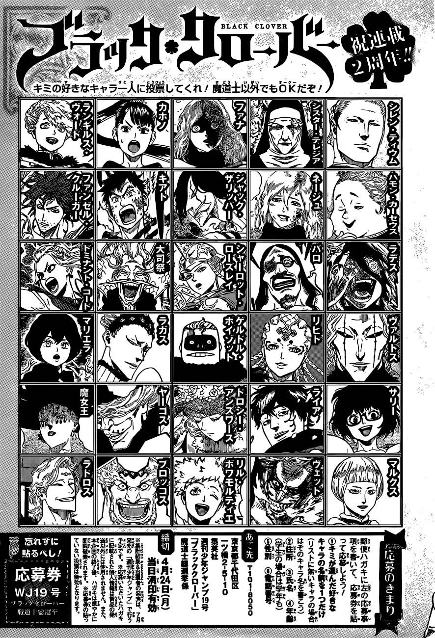 Read Black Clover vf Manga Online