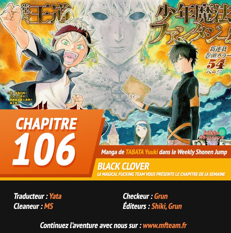 Read Black Clover vf Manga Online