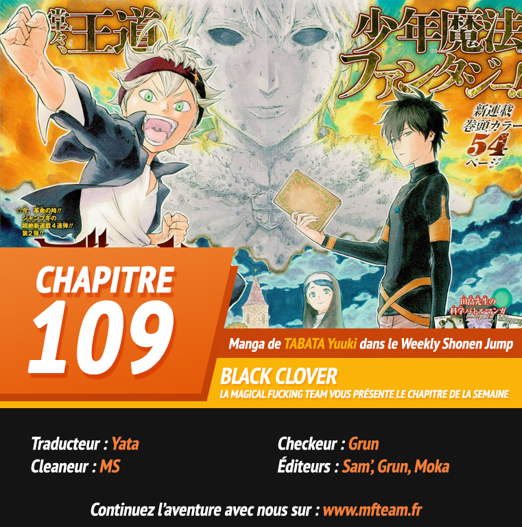 Read Black Clover vf Manga Online