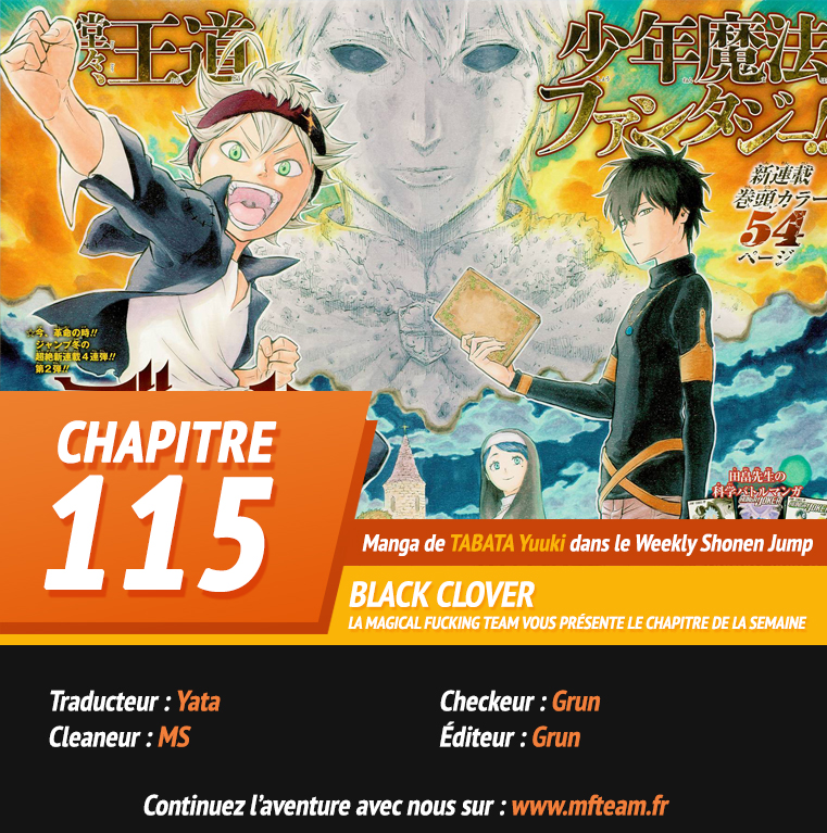 Read Black Clover vf Manga Online