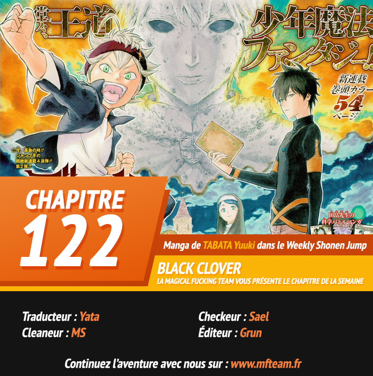 Read Black Clover vf Manga Online