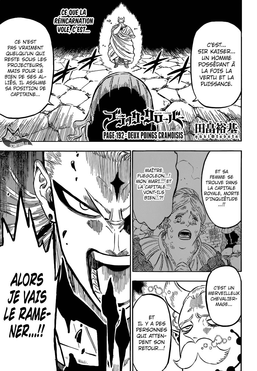 Read Black Clover vf Manga Online
