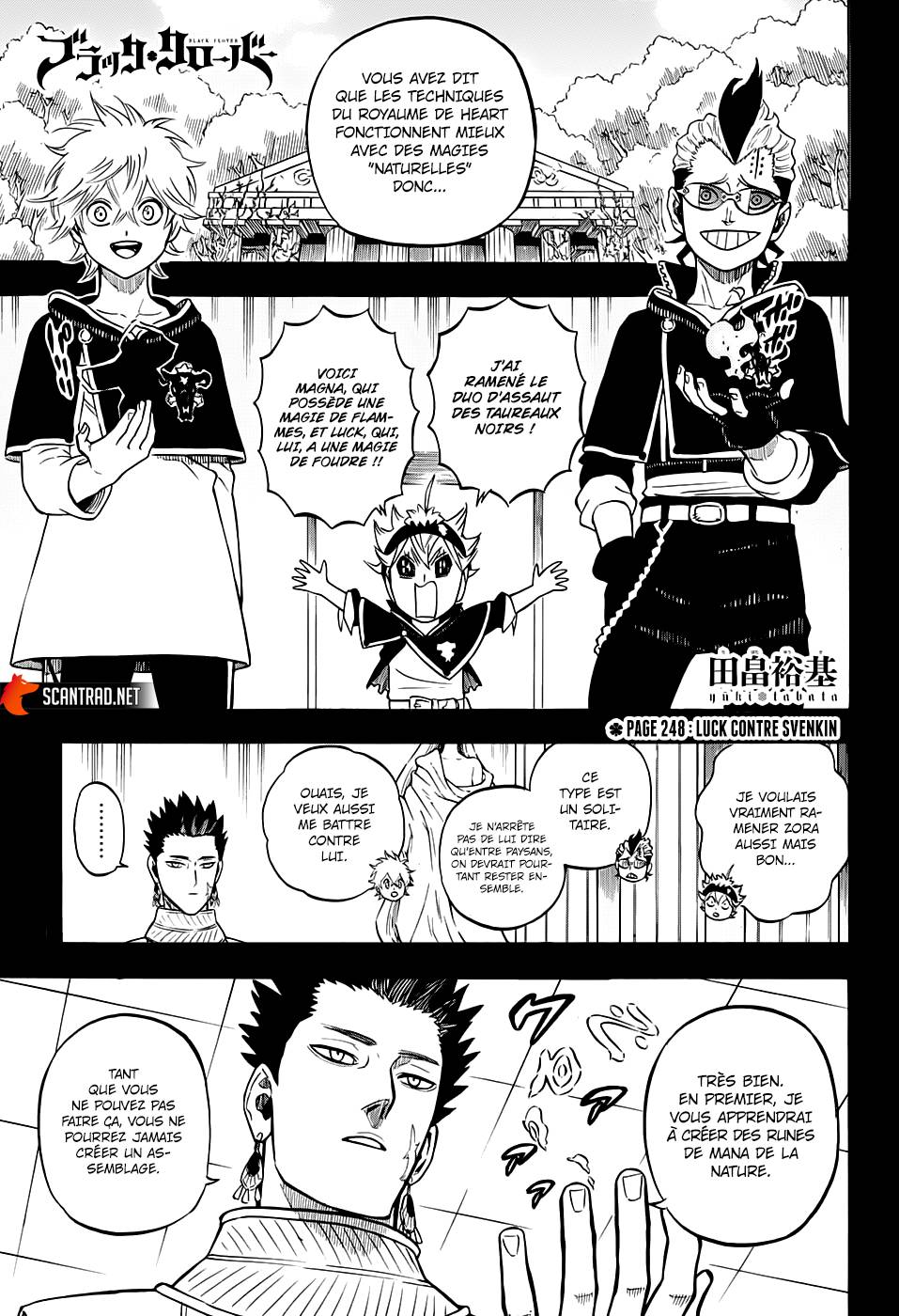 Read Black Clover vf Manga Online