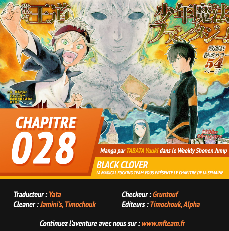 Read Black Clover vf Manga Online