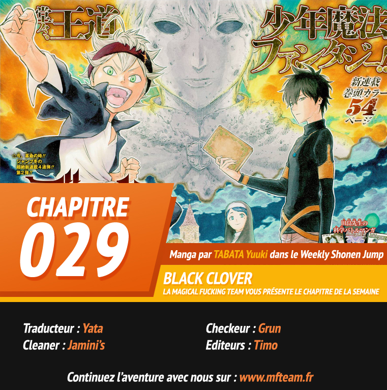 Read Black Clover vf Manga Online
