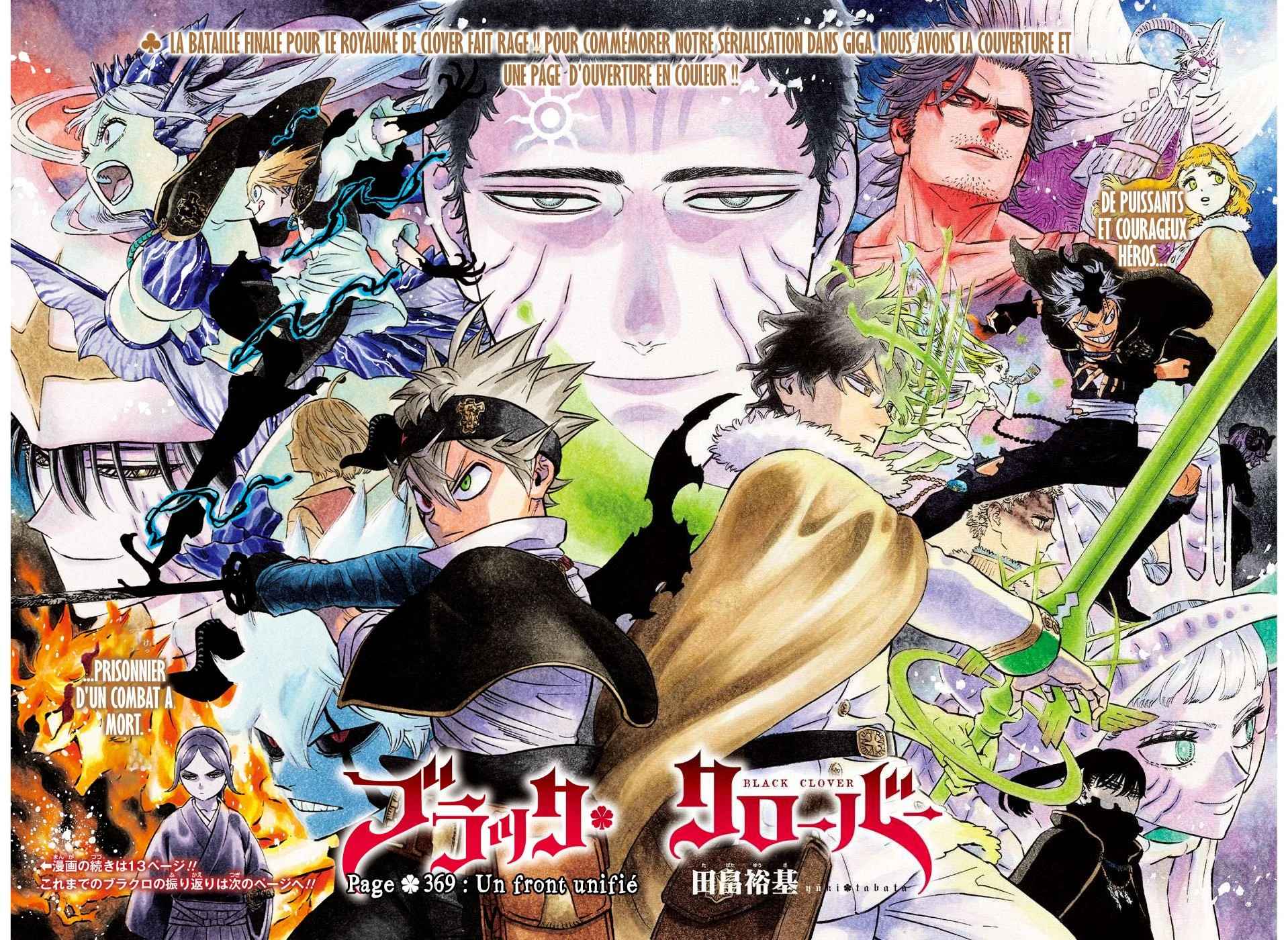 Read Black Clover vf Manga Online