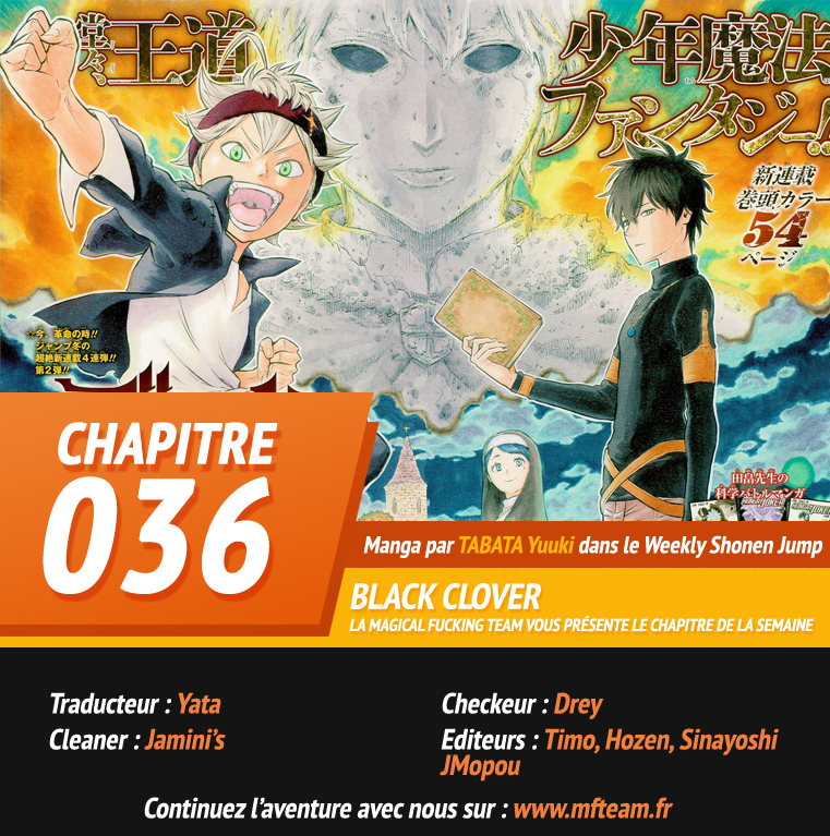 Read Black Clover vf Manga Online
