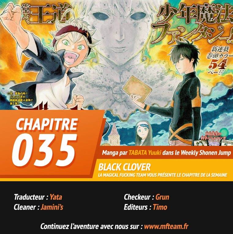 Read Black Clover vf Manga Online