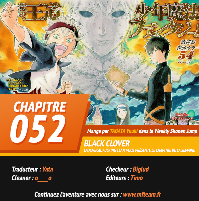Read Black Clover vf Manga Online