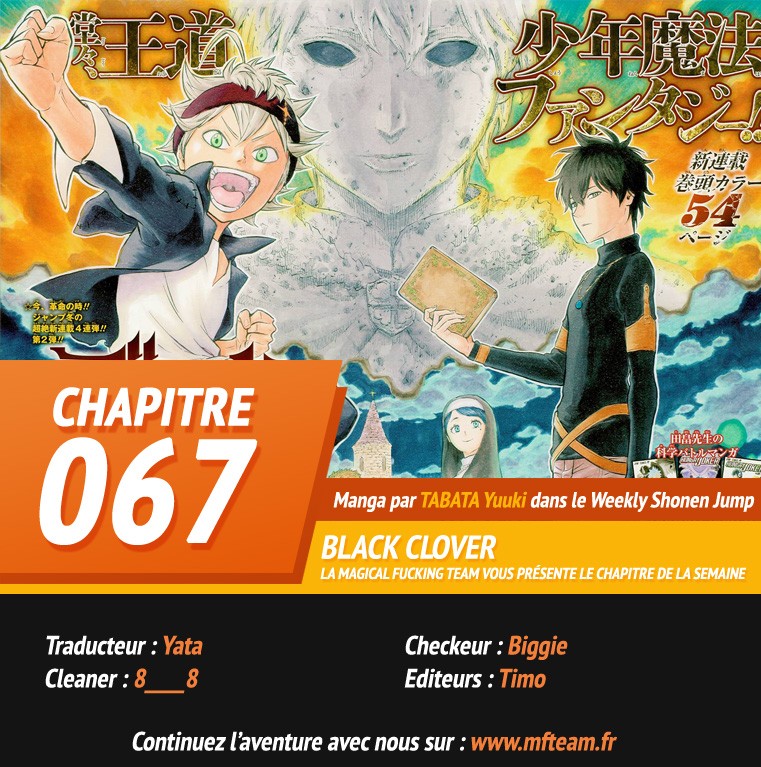 Read Black Clover vf Manga Online