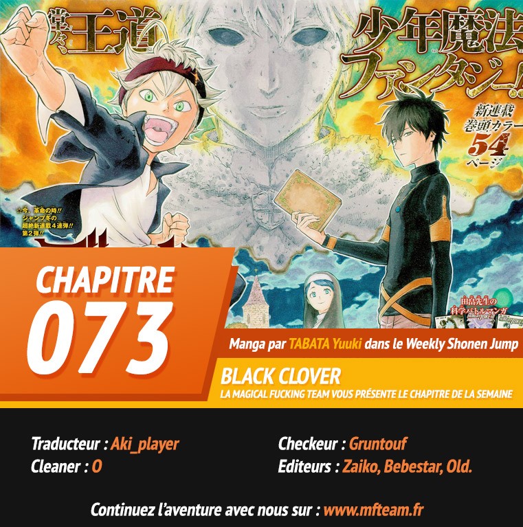 Read Black Clover vf Manga Online