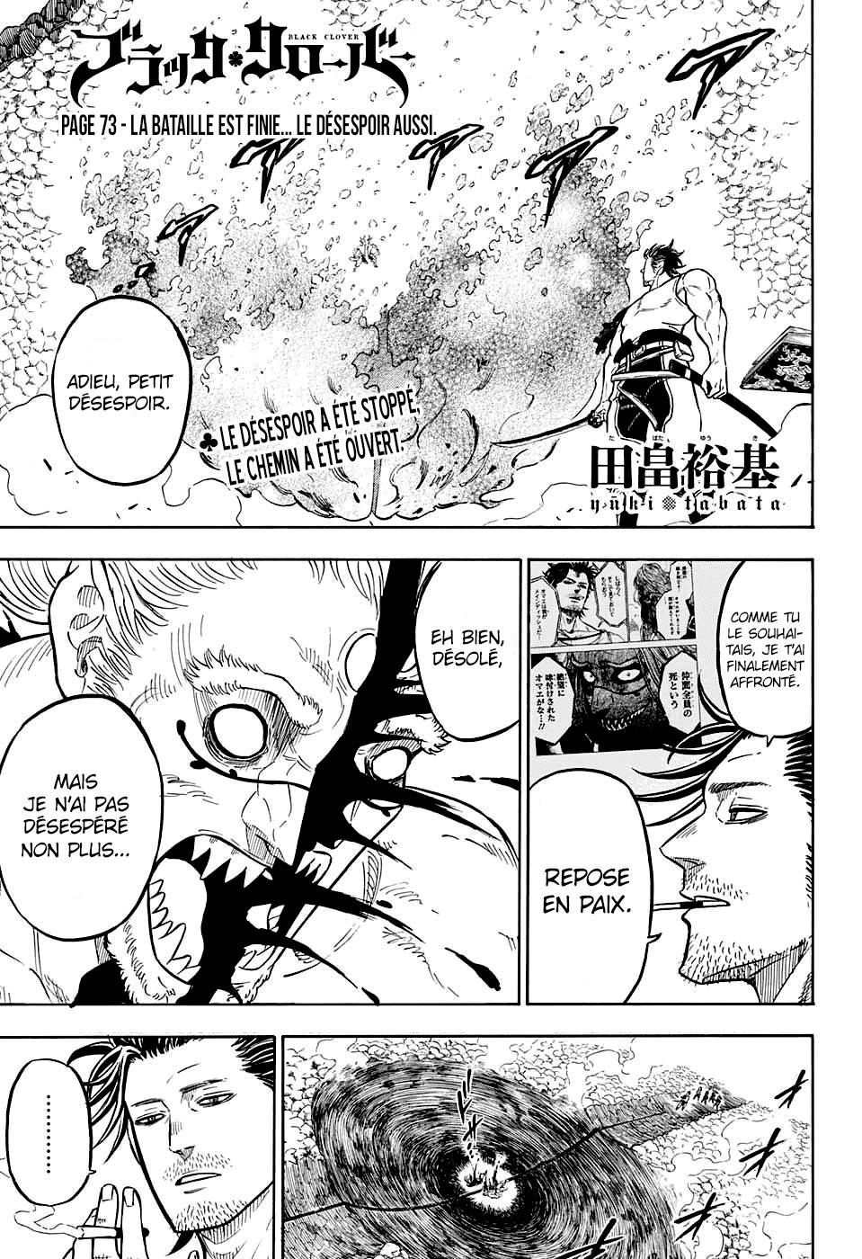 Read Black Clover vf Manga Online