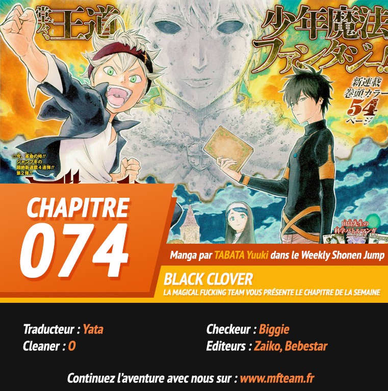 Read Black Clover vf Manga Online