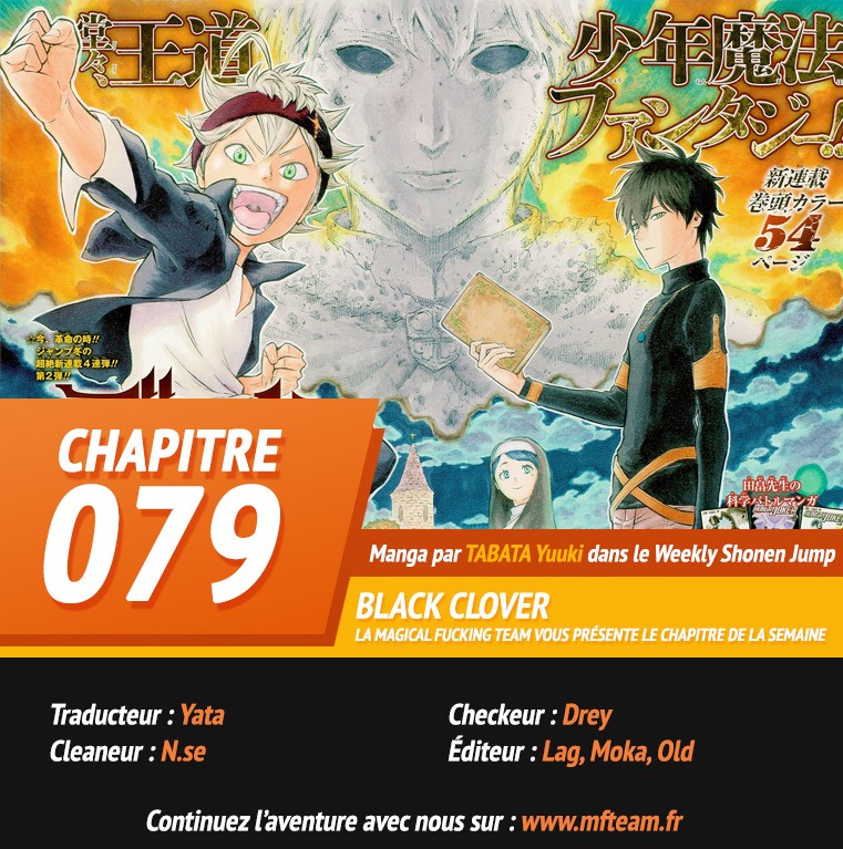 Read Black Clover vf Manga Online
