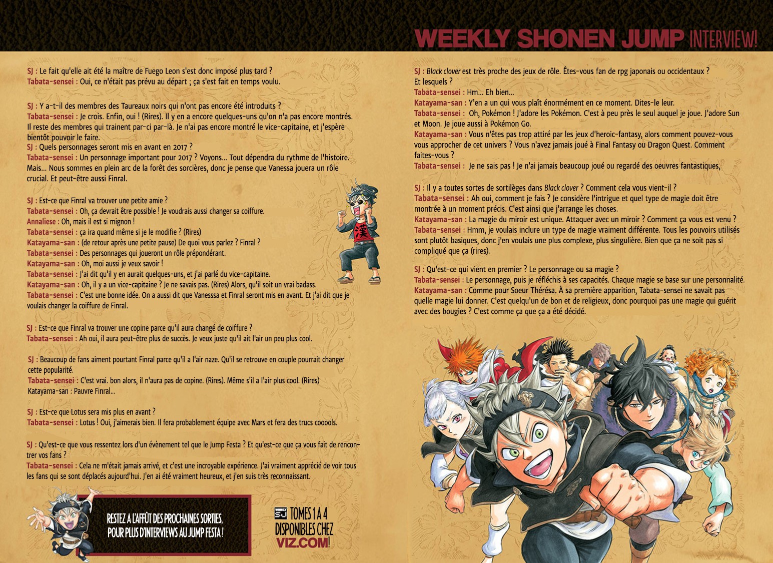 Read Black Clover vf Manga Online