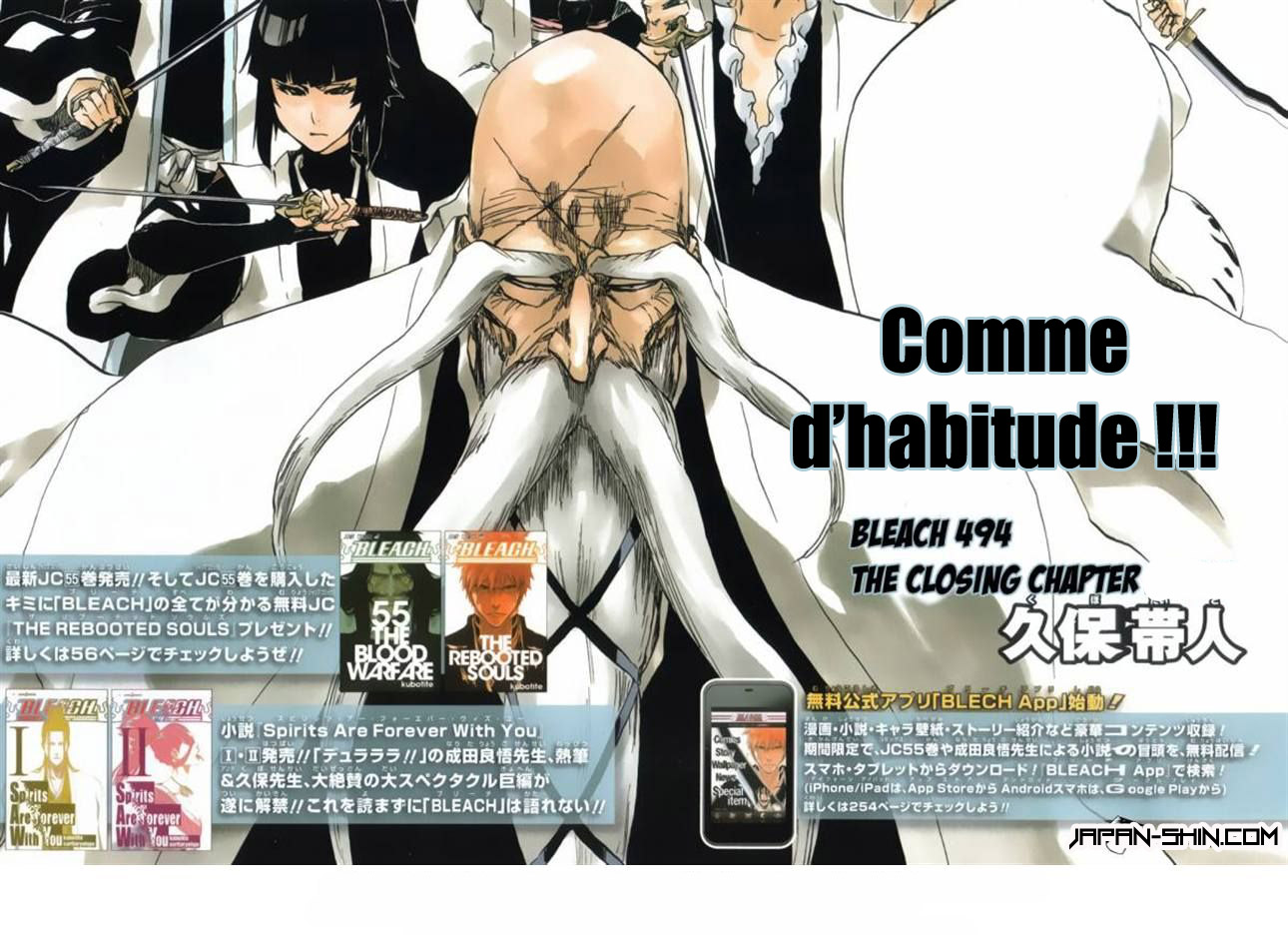 Read Bleach vf Manga Online