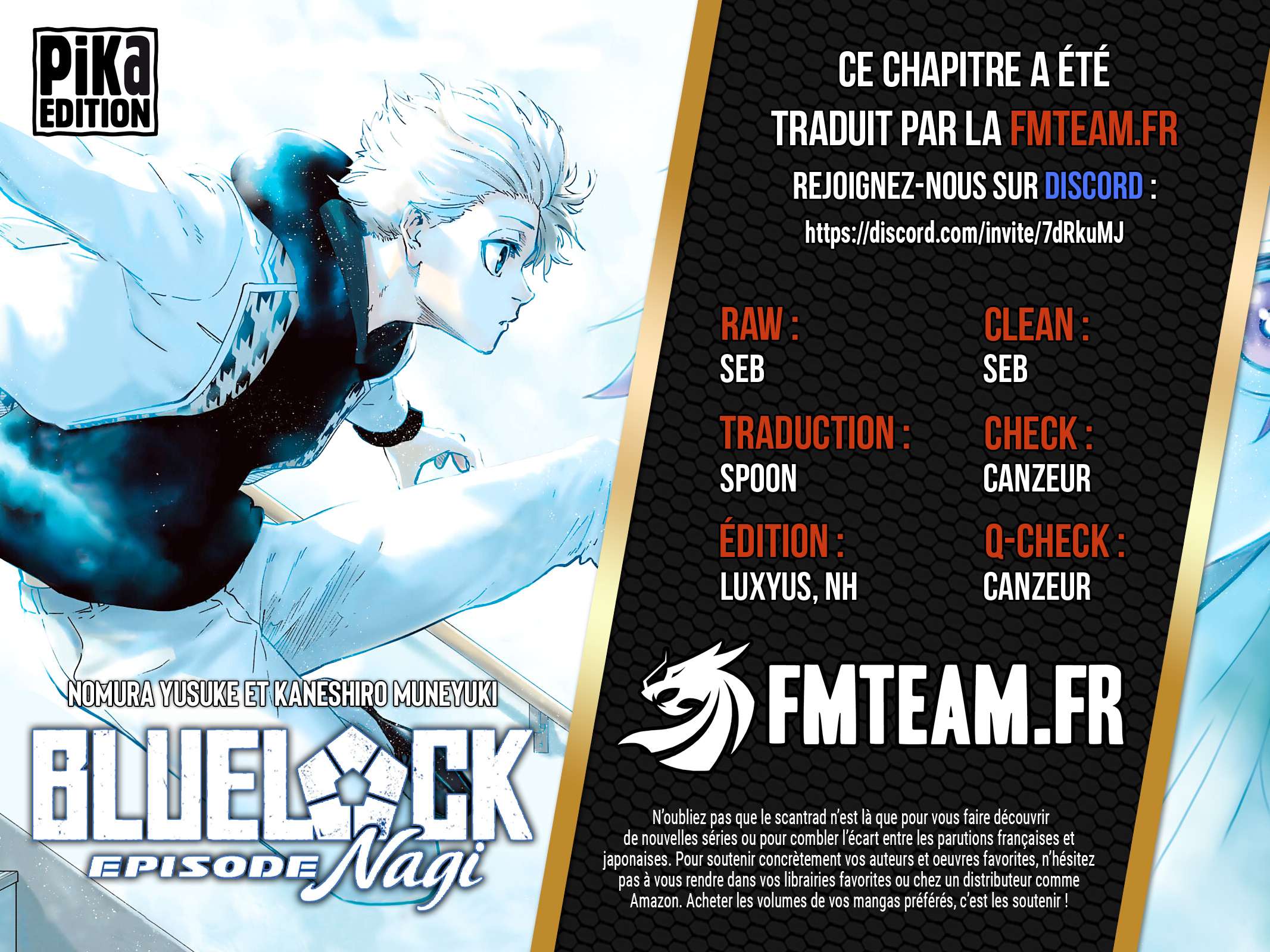 Read Blue Lock Episode Nagi vf Manga Online