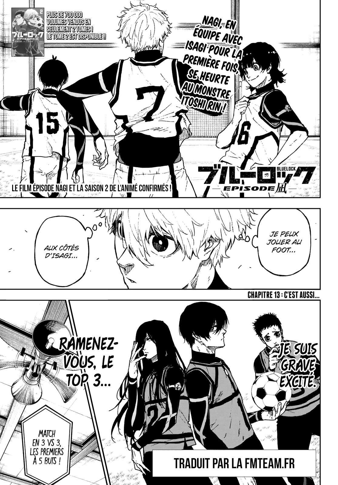Read Blue Lock Episode Nagi vf Manga Online
