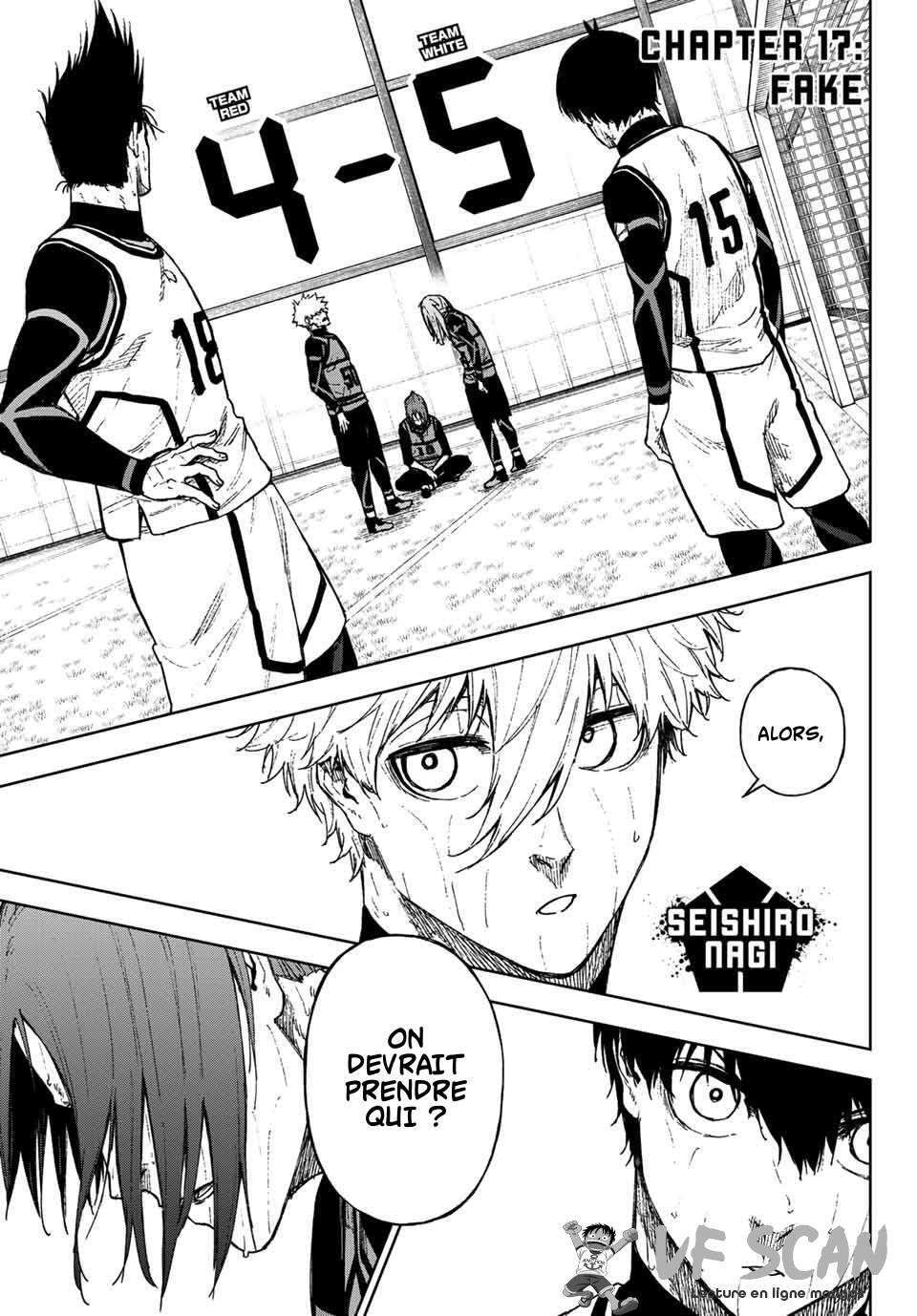 Read Blue Lock Episode Nagi vf Manga Online